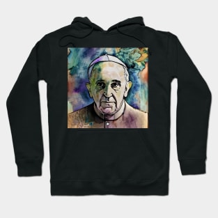 digital sketch of Pope Francis Hoodie